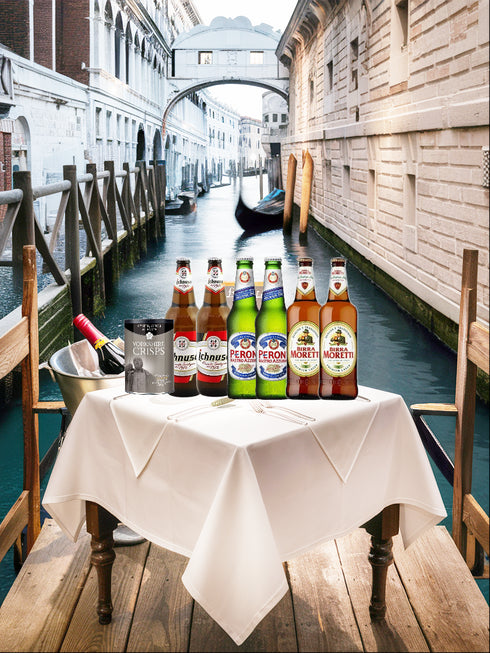 Premium Italian Lager Mixed Case Gift Set (without snacks)
