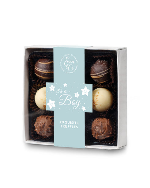 9 Truffle Chocolate Gift Box - Zero Alcohol and suitable for vegetarians