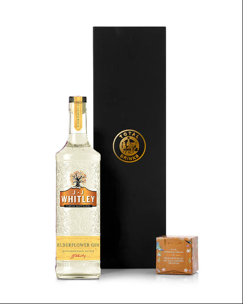 JJ Whitley Gin 70cl & Chocolate Truffle Gift Box