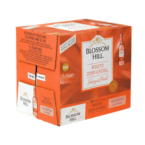 Blossom Hill White Zinfandel Rose Wine Miniature 12 x 187ml