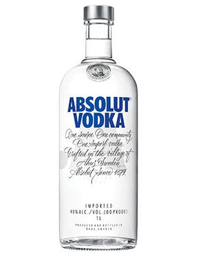 Absolut Blue Vodka 1ltr 40% ABV