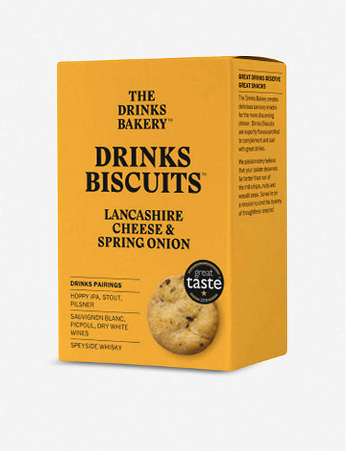 Drinks Bakery Lancashire Cheese & Onion Biscuits 110g
