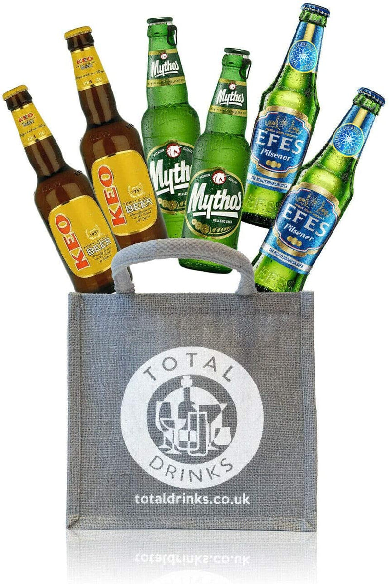 Mediterranean Lager Hamper Gift Set Free Delivery TotalDrinks