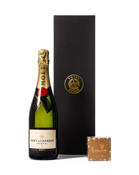 Moet Champagne 75cl & Chocolate Truffle Gift Box
