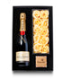 Moet Champagne & Chocolate Truffles with Champagne White Eternity Roses Gift Set