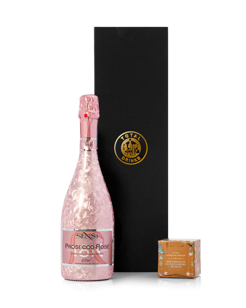 Sensi Prosecco Rose 75cl & Chocolate Truffle Gift Box