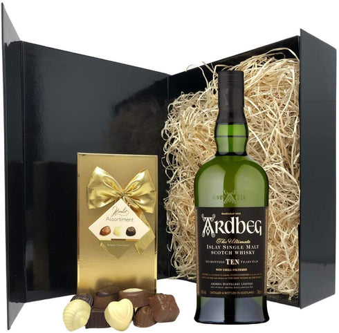 Ardbeg Islay Whisky and Chocolate Gift Set 70cl