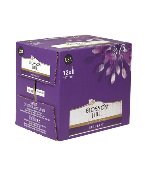 Blossom Hill Merlot Miniature Red Wine 12 x 187ml