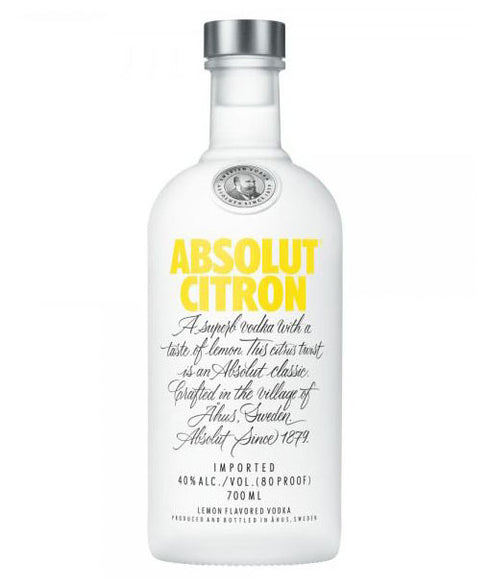 Absolut Citron Vodka 70cl 40% ABV