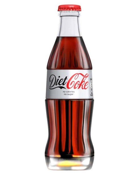 Coca Cola Diet Coke 24 x 330ml Icon Glass Bottles