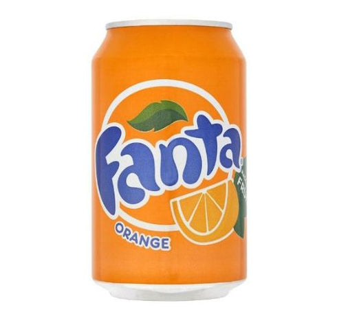 Fanta Orange Soft Drink 330ml (Pack of 24 Cans)