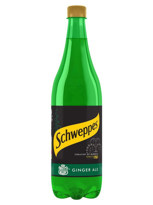 Schweppes Canadian Dry Ginger Ale 1ltr x 6