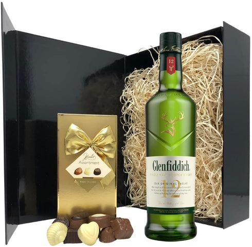 Glenfiddich Single Malt Whisky and Chocolate Gift Set