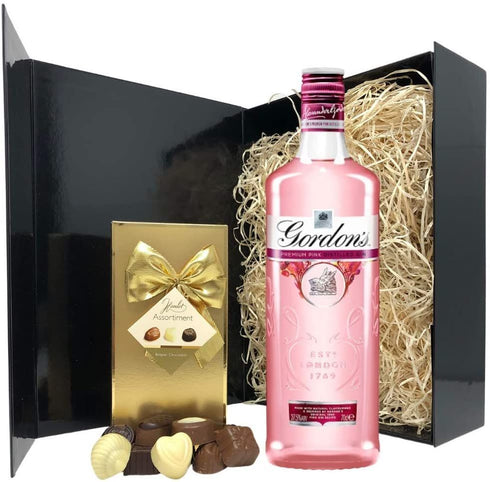 Gordons Pink Gin and Chocolate Gift Hamper