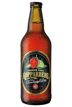 Kopparberg Strawberry & Lime Premium Swedish Cider 12 x 500ml Bottles
