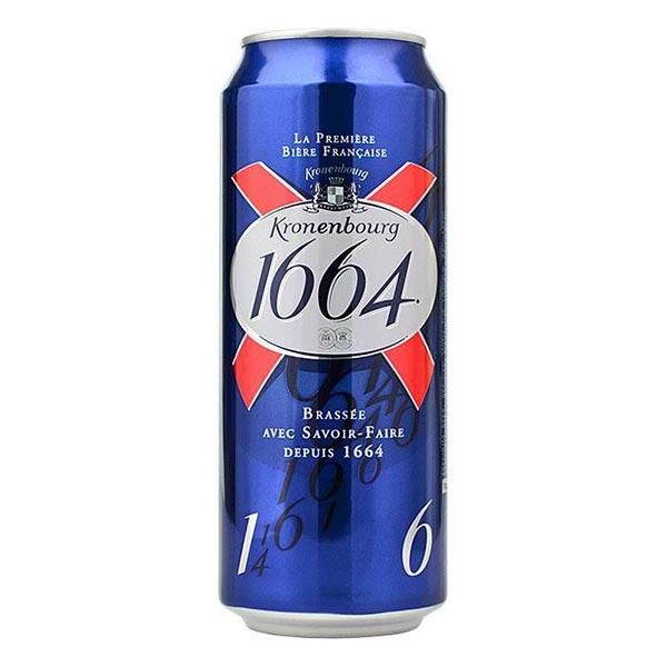Kronenbourg 1664 Premium Lager 24 x 440ml 4.5% ABV cans – TotalDrinks