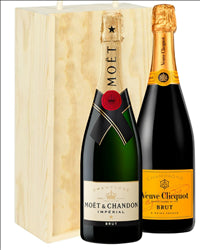 Moët & Veuve Two Bottle Gift