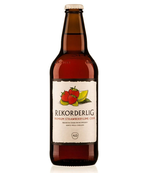 Rekorderlig Strawberry & Lime Premium Swedish Cider 15 x 500ml