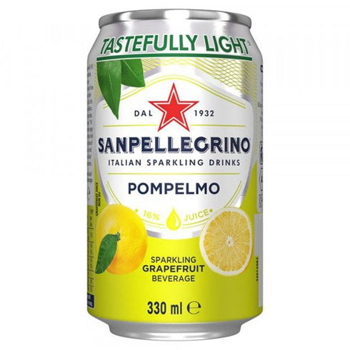 San Pellegrino Pompelmo Grapefruit 24 x 330ml Cans