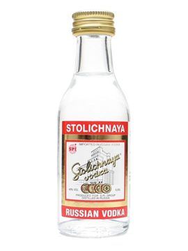 Stolichnaya Red Label Vodka 5cl Miniature
