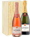 Taittinger & Taittinger Rose Two Bottle Gift