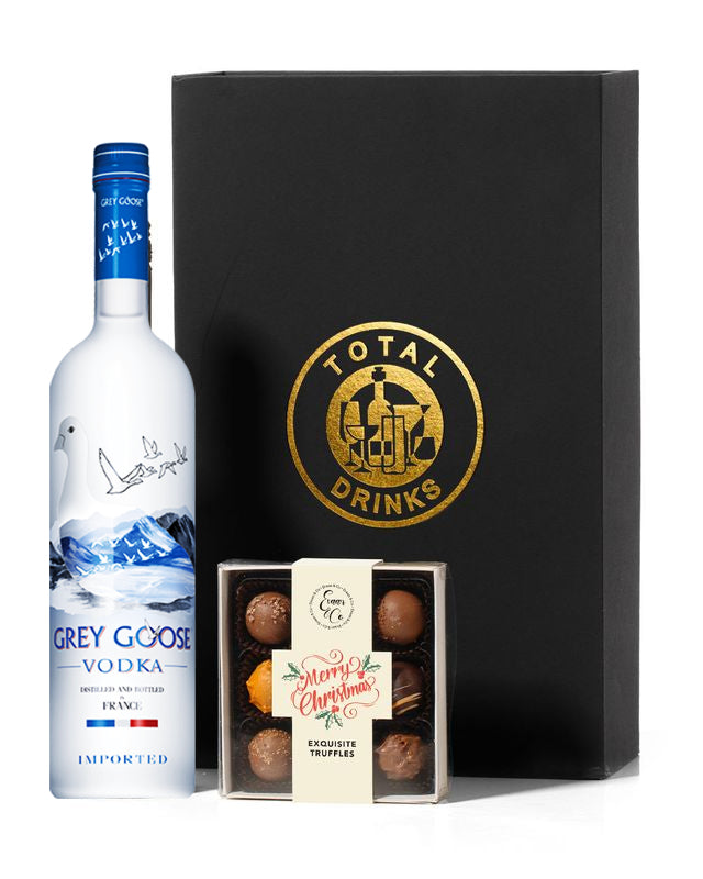 Grey Goose Vodka Gift Box With Biscuits TotalDrinks