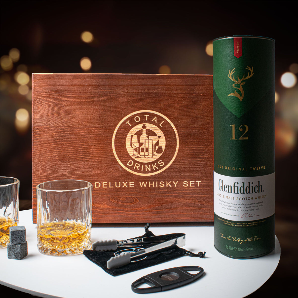 Glenfiddich 12 Year Old Whisky Gift Box with Accessories – TotalDrinks